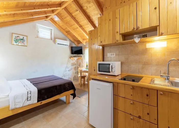 Stone House Harmony -studio With Patio And Garden View 2 * Žrnovo